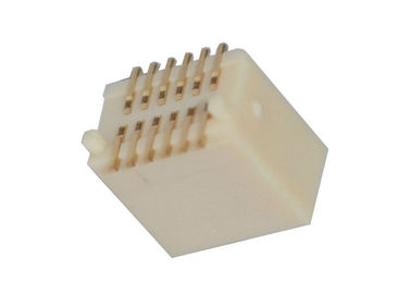 Connettore maschio 180° dell'intestazione del supporto di Smt BTB del contatto d'ottone verticale del connettore