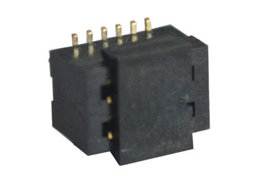 Bordo di PA9T LCP H4.0 millimetro per imbarcarsi sul tipo femminile dell'intestazione 2*6P SMT del passo dei connettori 0.8Mm