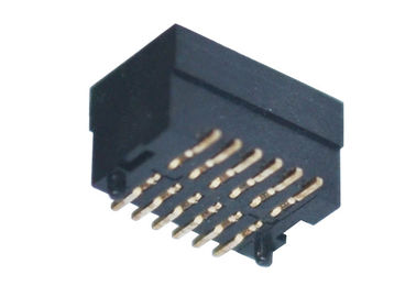 Bordo di PA9T LCP H4.0 millimetro per imbarcarsi sul tipo femminile dell'intestazione 2*6P SMT del passo dei connettori 0.8Mm