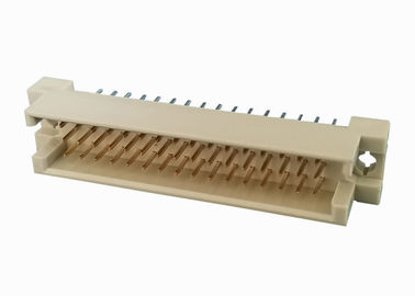 Tre tipo ad angolo retto intestazione del connettore maschio di BACCANO 41612 di fila di Pin di 3x16 a prova di fuoco