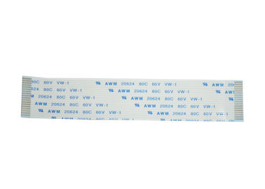 18 cavo piano su misura 1.0mm di Pin FPC un tipo materiale del contatto placcato latta
