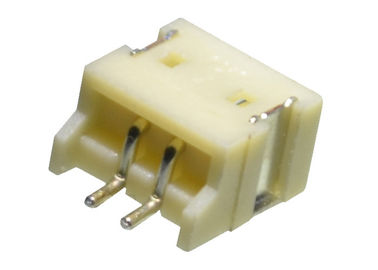 Colore terminale di bianco del connettore dell'alloggio di Pin del singolo di fila connettore 2 del wafer