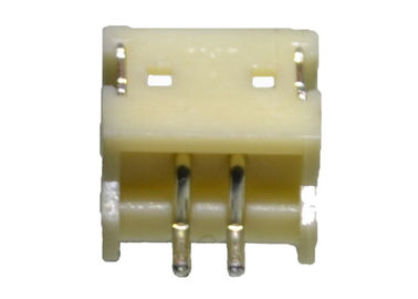 Colore terminale di bianco del connettore dell'alloggio di Pin del singolo di fila connettore 2 del wafer