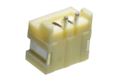 Colore terminale di bianco del connettore dell'alloggio di Pin del singolo di fila connettore 2 del wafer