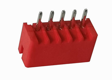Pin femminile ad angolo retto 5 dell'intestazione 2.0mm della saldatura di pressione per rosso del bordo del PWB