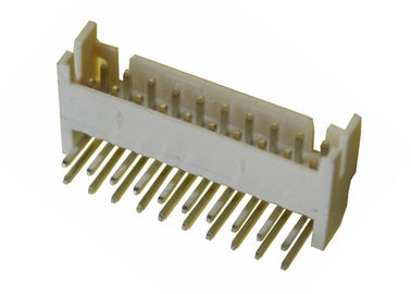 Cavo di Pin di beige 20 per imbarcarsi sul tipo ad angolo retto ottone della IMMERSIONE del passo dell'intestazione 2.0mm
