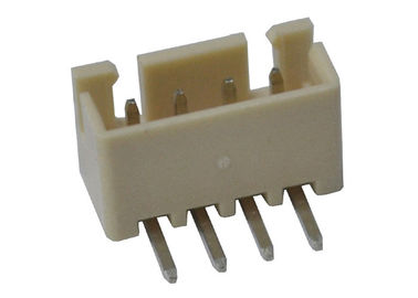 Bianco femminile ad angolo retto del connettore dell'intestazione dell'intestazione di Pin del wafer 4 di doratura