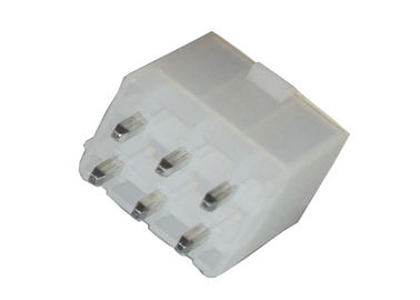 Passo del connettore 4.2mm del wafer di Pin di serie 6 della R, connettore terminale diritto dell'alloggio