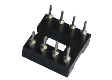 UL 94V 0 28 connettore rotondo del foro 7.62mm dell'incavo di IC della immersione di Pin a prova d'umidità