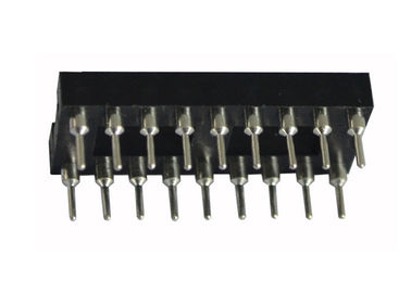 Connettore rotondo dell'intestazione del perno cilindrico dell'incavo 18P del foro 2.54mm IC 180 gradi