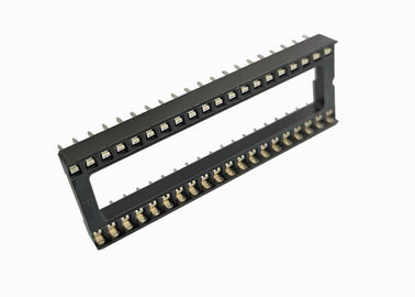 fila di superficie dell'intestazione di Pin del quadrato della IMMERSIONE dell'incavo della immersione del supporto di 2.54mm del passo 7.62mm