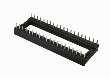 fila di superficie dell'intestazione di Pin del quadrato della IMMERSIONE dell'incavo della immersione del supporto di 2.54mm del passo 7.62mm