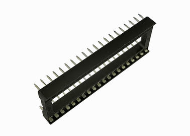 fila di superficie dell'intestazione di Pin del quadrato della IMMERSIONE dell'incavo della immersione del supporto di 2.54mm del passo 7.62mm
