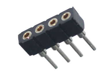 bordo di plastica della femmina di Pin 1x4 dell'intestazione rotonda di Pin per imbarcarsi sull'intestazione 1.27mm di Pin