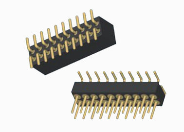 Fila doppia della femmina di Pin dell'intestazione del passo rotondo ad alta temperatura del connettore 1.27mm