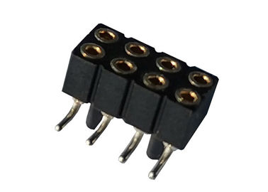 2.0mm hanno lavorato intorno all'ottone femminile CuZn38Pb2 di altezza 2.8mm del connettore dell'intestazione di Pin