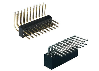 Pin femminile del connettore 20 del bordo del PWB dell'angolo retto dell'intestazione di doppia fila di 1.27mm