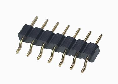 Supporto verticale SMT di Pin dell'intestazione fila maschio rotonda orizzontale 6 del connettore di singola