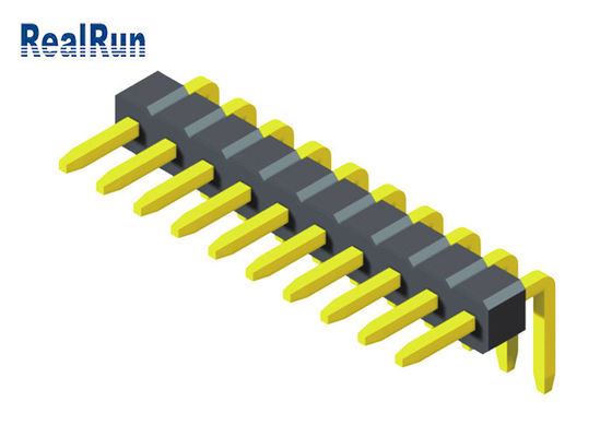 Connettore ad angolo retto dell'intestazione del passo 10P di PA6T 1.0mm