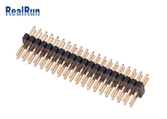 passo PA6T di 4P 0.75A 1.0mm con fila del connettore dell'intestazione del foro la doppia