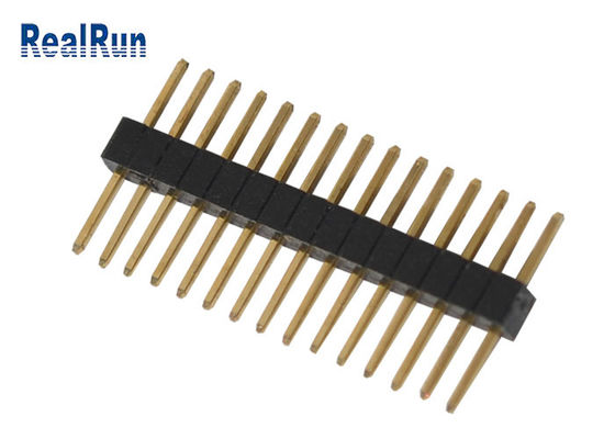 15 Pali 0.75A PA6T 0.3mm Pin Header Connector terminale