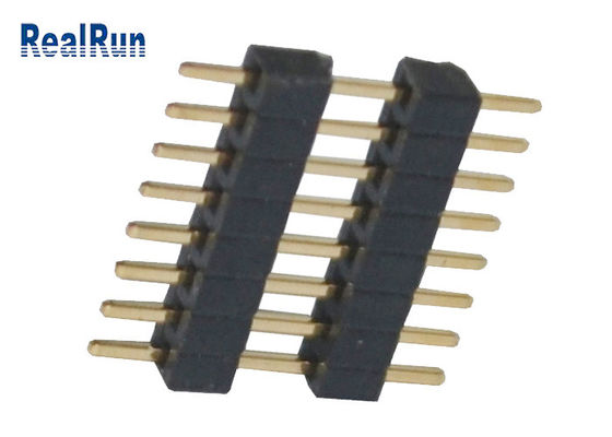 1*8 Pin accatastabile PA6T 1.0mm tramite il connettore dell'intestazione del foro