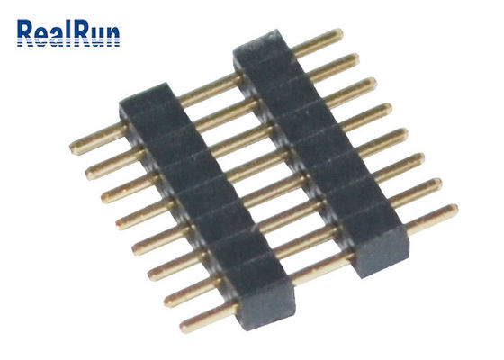 1*8 Pin accatastabile PA6T 1.0mm tramite il connettore dell'intestazione del foro