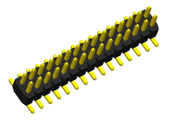 Fila doppia 2x10P SMD Pin Header Connector di PA6T 1.0mm