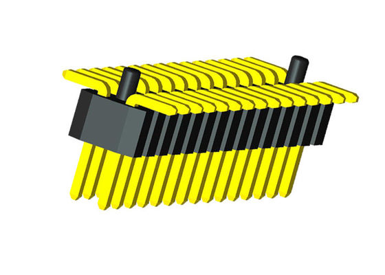 fila doppia SMT Pin Header 0.75A del passo di 1.0mm con la posta di posizione