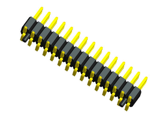 fila doppia SMT Pin Header 0.75A del passo di 1.0mm con la posta di posizione
