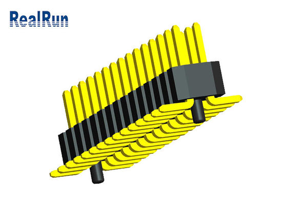 fila doppia SMT Pin Header 0.75A del passo di 1.0mm con la posta di posizione