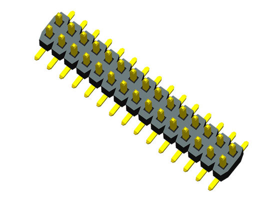 fila doppia SMT Pin Header 0.75A del passo di 1.0mm con la posta di posizione
