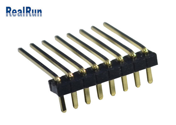 8P 90 connettore maschio 500VAC dell'intestazione di altezza di grado 1.0mm