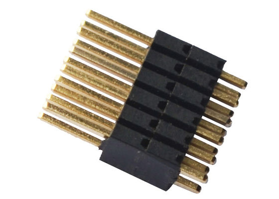 Altezza doppia Pin Header Connector di fila 1.27mm dell'isolante di PA9T