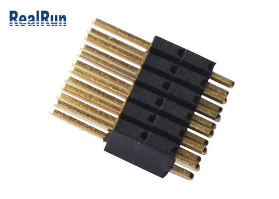 Altezza doppia Pin Header Connector di fila 1.27mm dell'isolante di PA9T