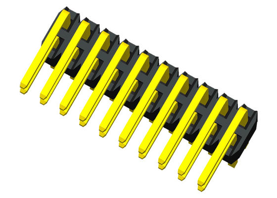 Angolo retto 1.27mm UL94V-0 tramite il connettore PA6T del PWB del foro