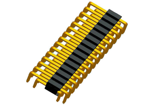 Tipo passo di U di Pin Header 1.27mm di fila del doppio di PA6T 80P