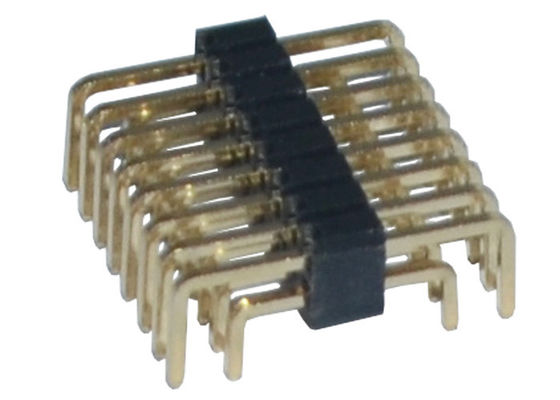 Tipo passo di U di Pin Header 1.27mm di fila del doppio di PA6T 80P