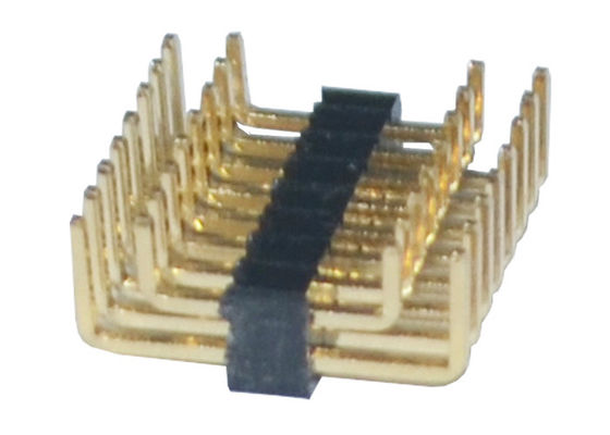 Tipo passo di U di Pin Header 1.27mm di fila del doppio di PA6T 80P