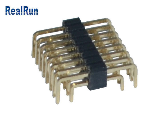 Tipo passo di U di Pin Header 1.27mm di fila del doppio di PA6T 80P