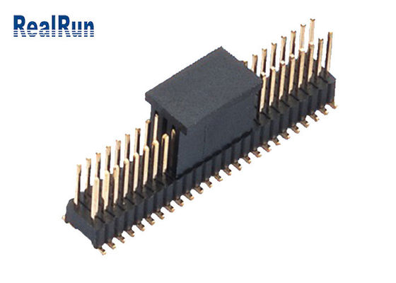 PWB 1.27×2.54mm SMT SMD PA9T Pin Header Connector