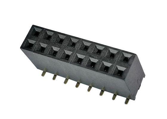 Intestazione femminile di SMT di fila 2.54mm di PA9T di altezza doppia del passo 8.5mm