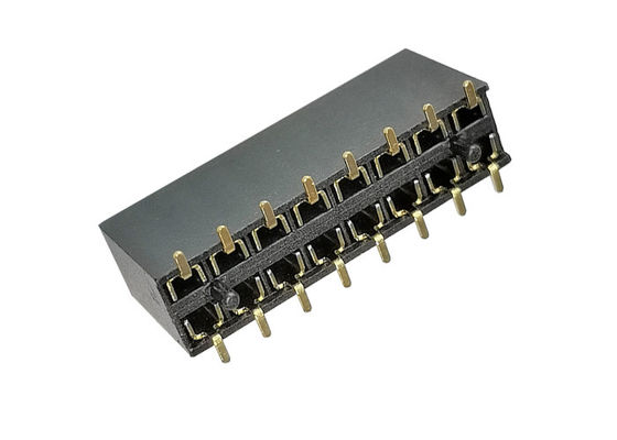 Intestazione femminile di SMT di fila 2.54mm di PA9T di altezza doppia del passo 8.5mm