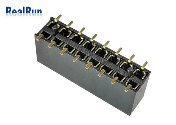 Intestazione femminile di SMT di fila 2.54mm di PA9T di altezza doppia del passo 8.5mm