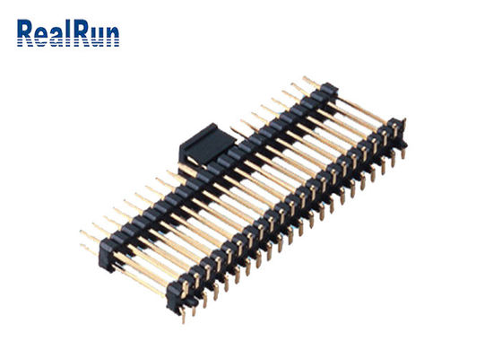 Connettore di plastica doppio UL94V-0 del PWB 44pin del passo 2.0mm