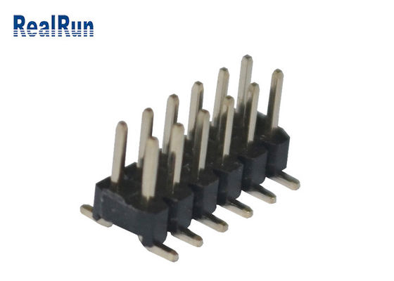 Passo nero PA6T 12 Pin Pcb Connector Dual Row di 2.0mm