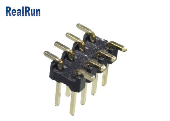 Passo nero PA6T 12 Pin Pcb Connector Dual Row di 2.0mm
