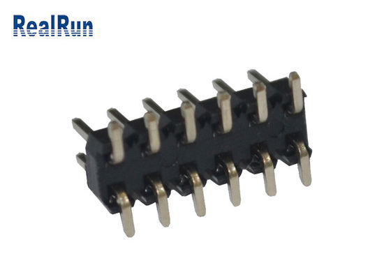 Passo nero PA6T 12 Pin Pcb Connector Dual Row di 2.0mm
