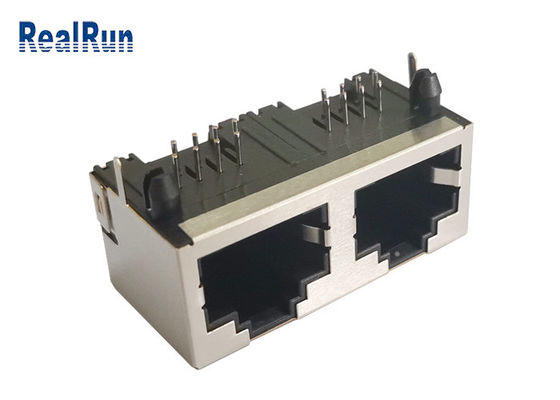 RJ45 supporto Jack Metal Shielded Modular Jack modulare del PWB di destra 8P8C