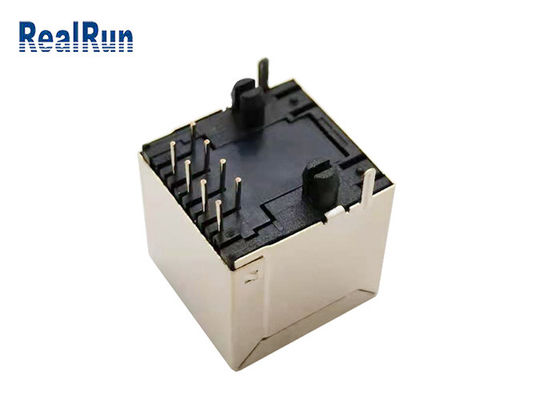 Porto 125VAC del connettore modulare RJ45 del bronzo fosforoso PA46 singolo